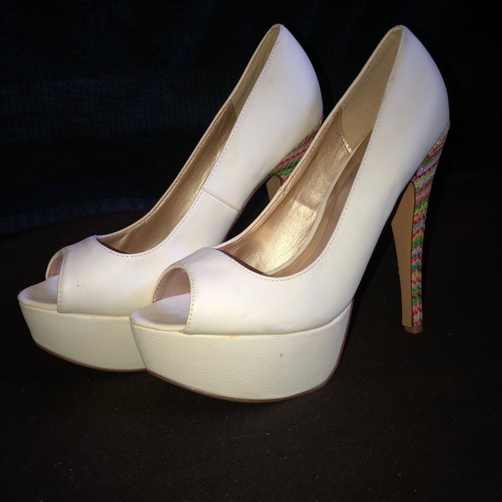 White heels